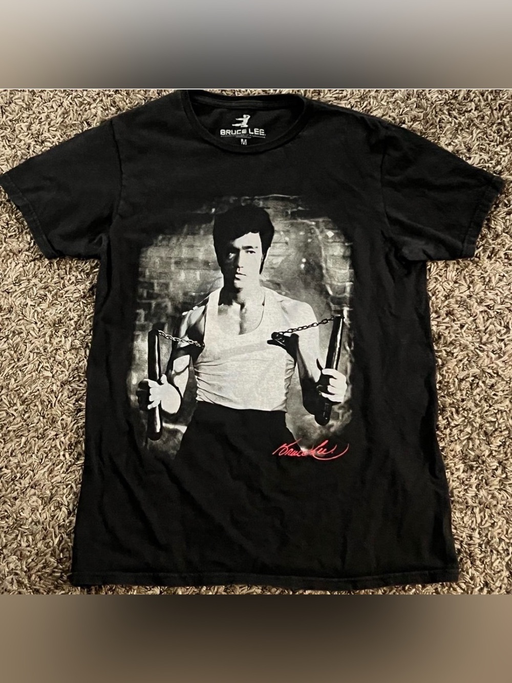 Black Graphic Tee - Men’s Icon Photo Print